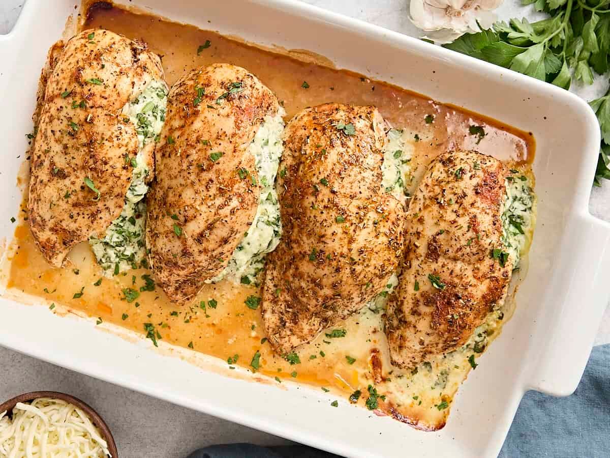 Spinach-Stuffed Chicken Breast