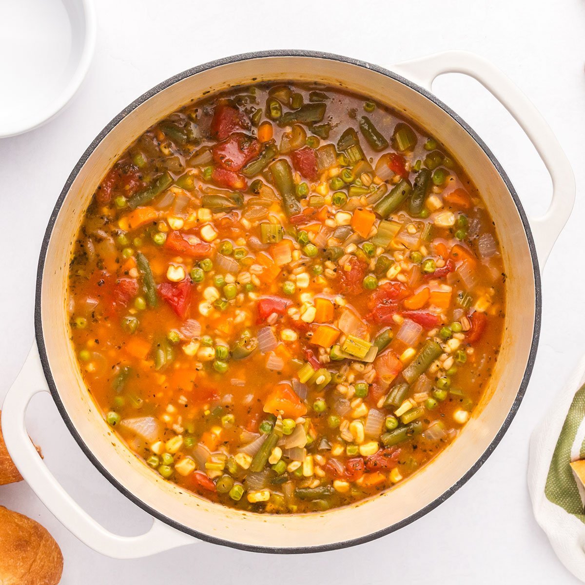 Simple Vegetable Barley Soup Recipe