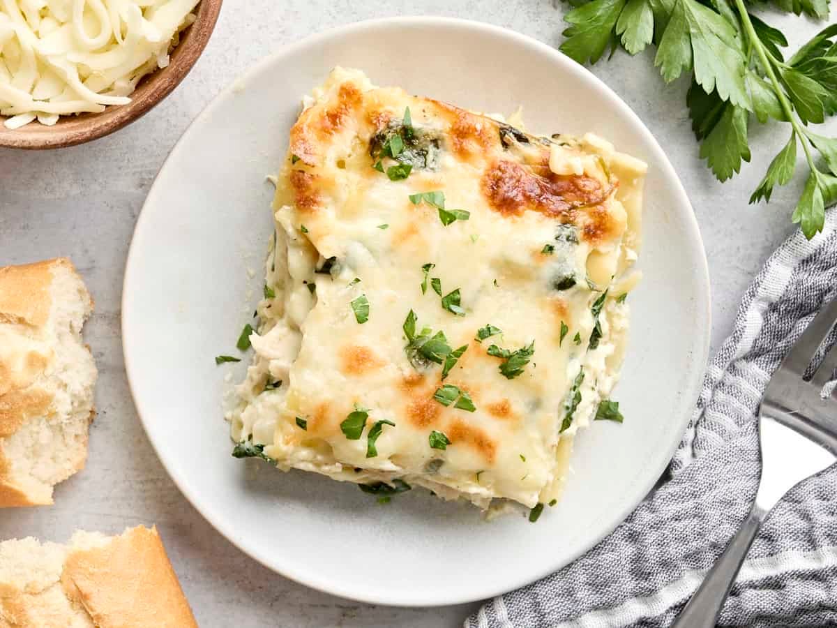 White Chicken Lasagna