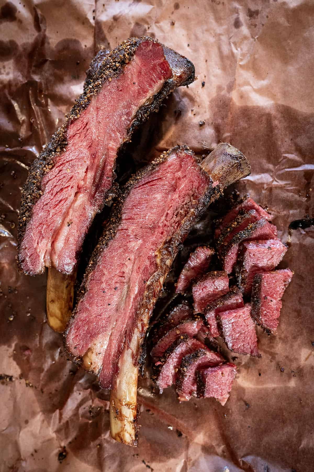 Smoked Pastrami Beef Ribs