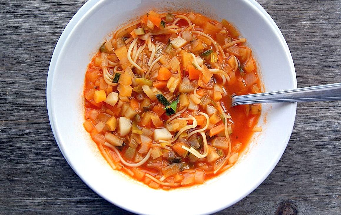 Moroccan Diced Vegetable Soup – Chorba Fassia