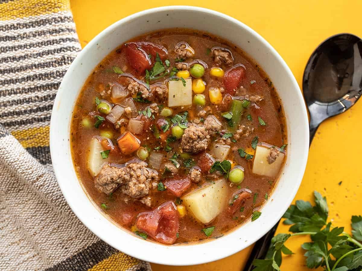 Easy Vegetable Beef Soup