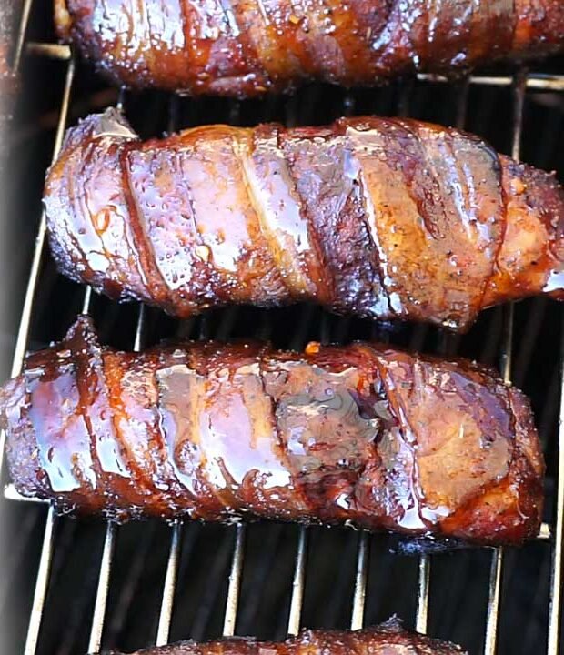 Maple Brown Sugar Glazed Bacon Ribs