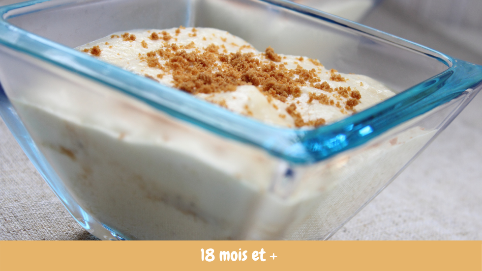 Verrines speculoos biscuit pears