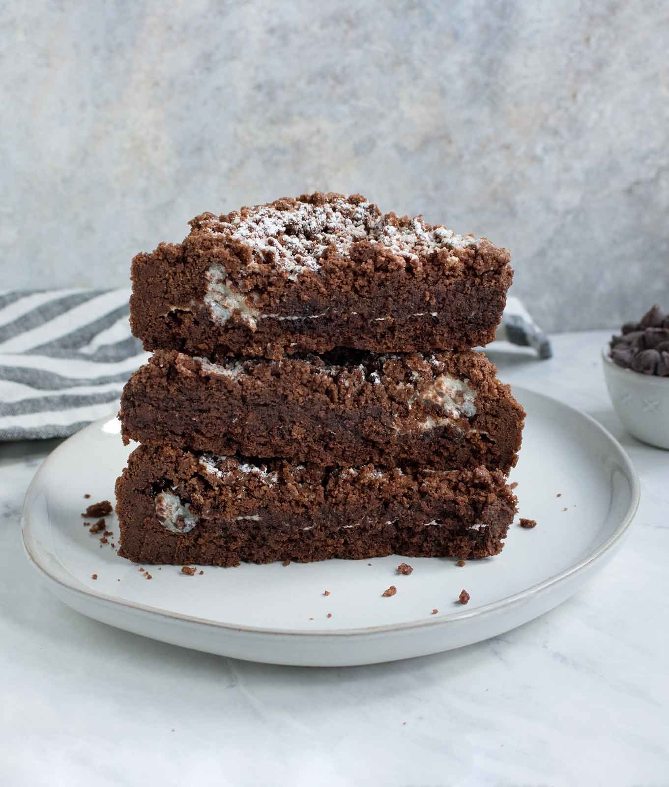 Chocolate Marshmallow Shortbread Bars