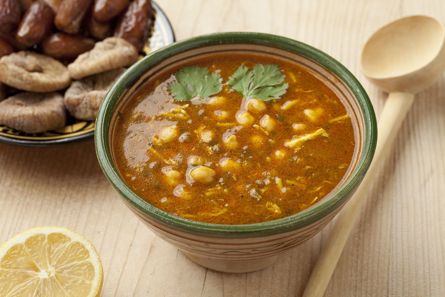 Moroccan Tomato Soup with Chickpeas and Lentils
