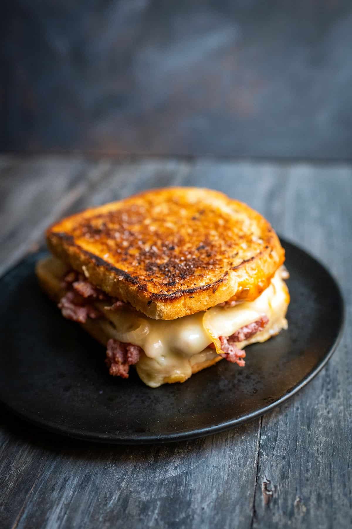 Corned Beef Patty Melts