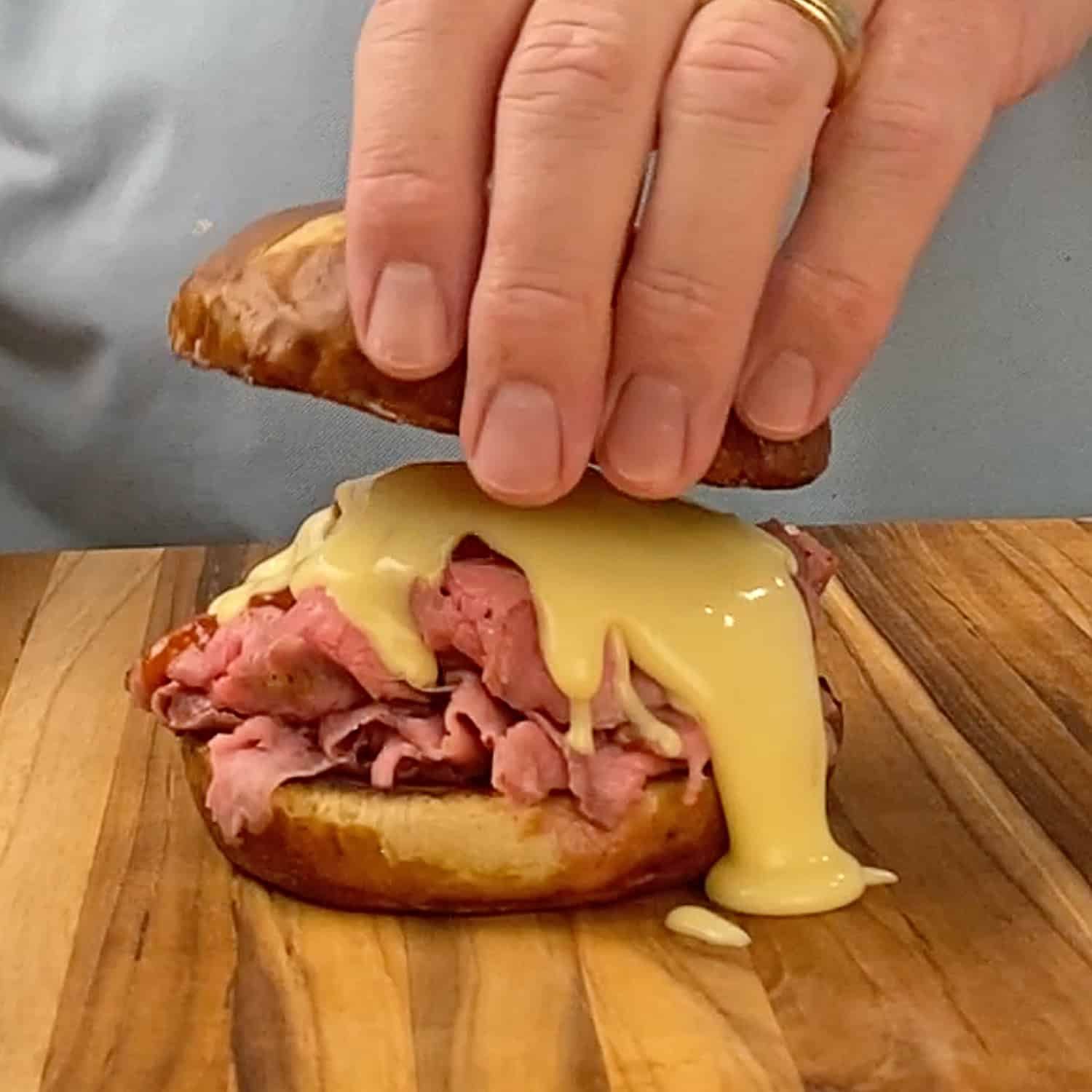 Homemade Arby’s Beef and Cheddar Sandwich