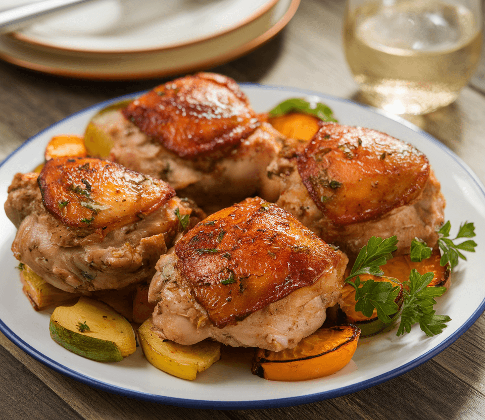 Oven-Baked Chicken Thighs