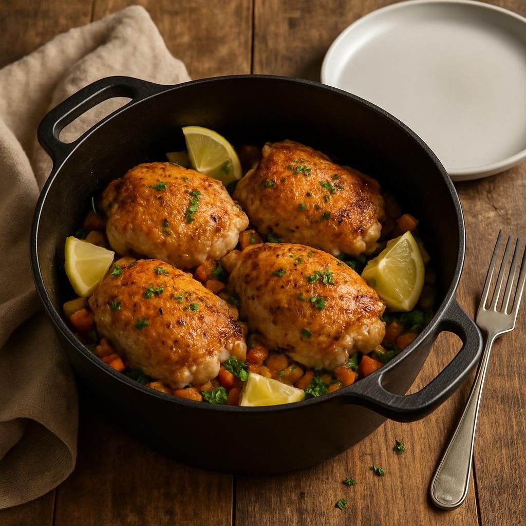 Dutch Oven Chicken Thighs – A Cozy One-Pot Meal