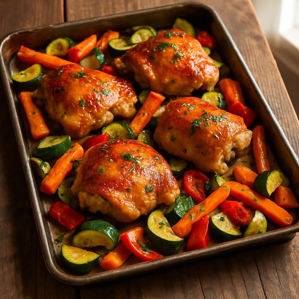 Chicken Thigh Sheet Pan – Simple One-Pan Meal