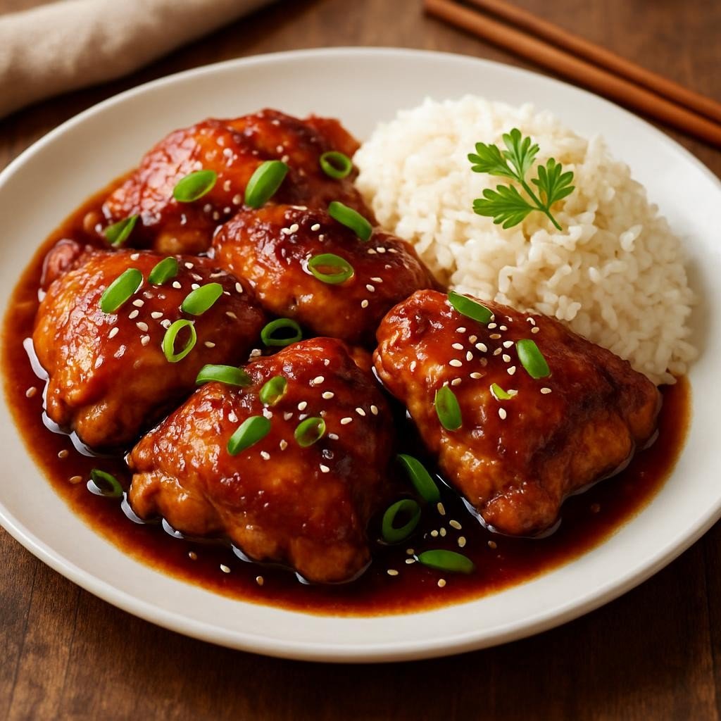 Chinese Chicken Thighs – Sticky, Sweet, and Savory Delight
