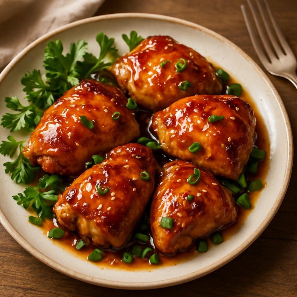 Honey Garlic Chicken Thighs – Sweet, Savory, and Succulent