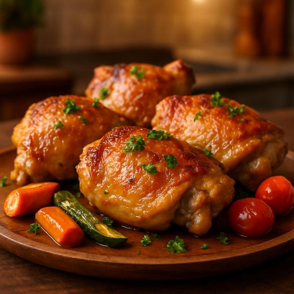 Crispy Bone-In Chicken Thighs: A Beloved Weeknight Dinner Essential