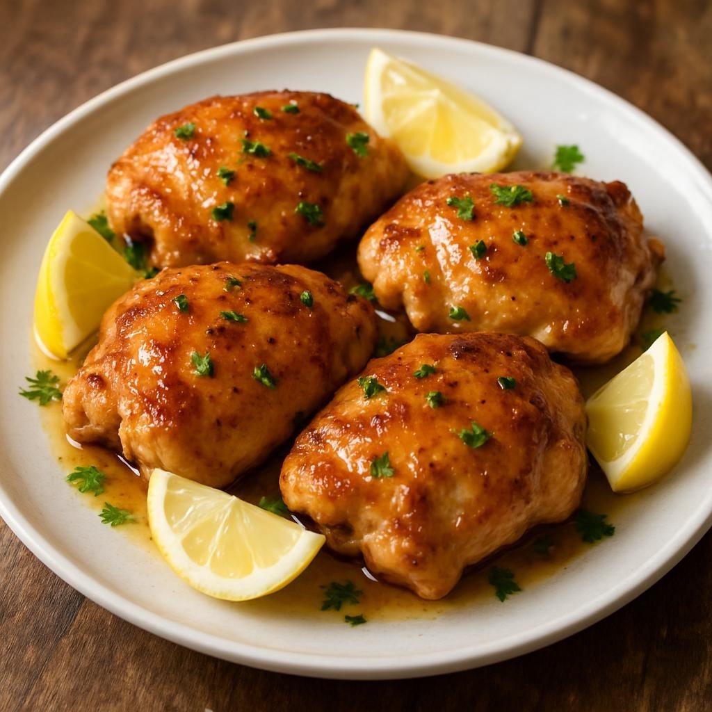 Juicy Lemon Chicken Thighs – A One-Pan Meal