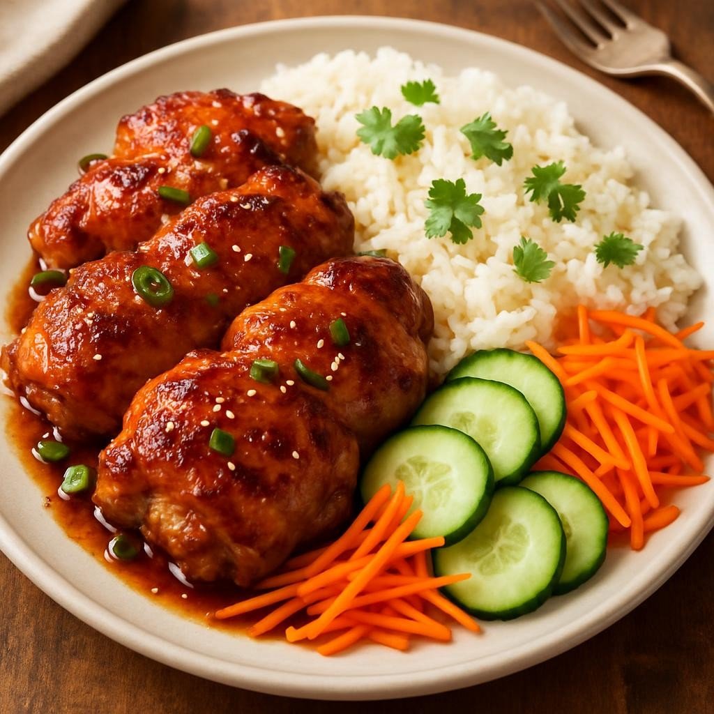 Korean Chicken Thighs with Bold Gochujang Flavor