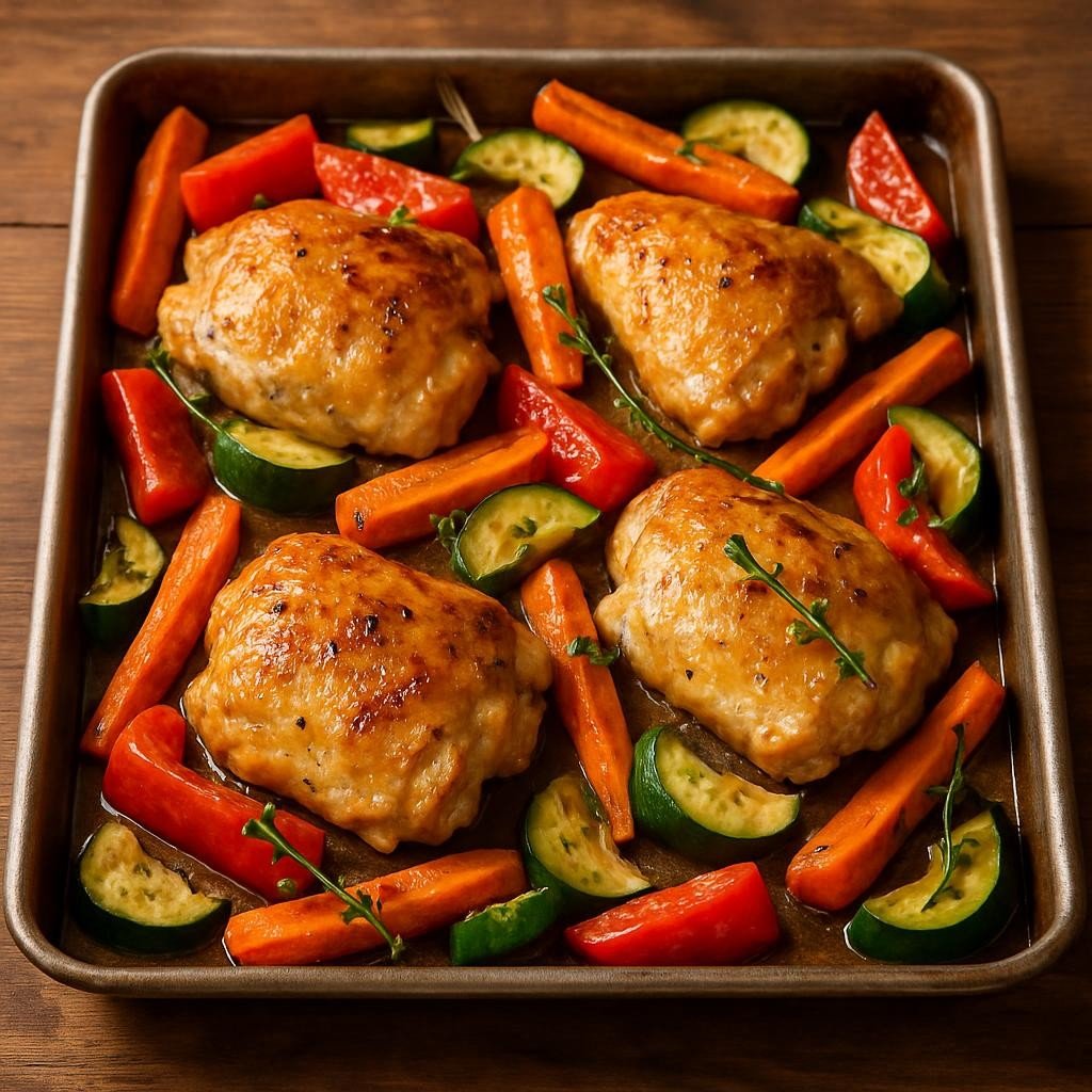 Sheet Pan Chicken Thighs: Weeknight Wonder