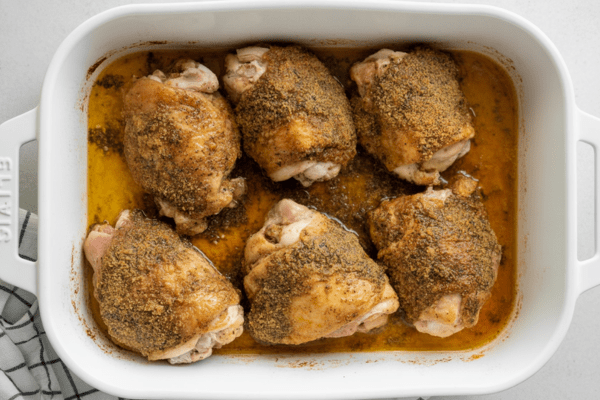 Pesto-Marinated Chicken Thighs