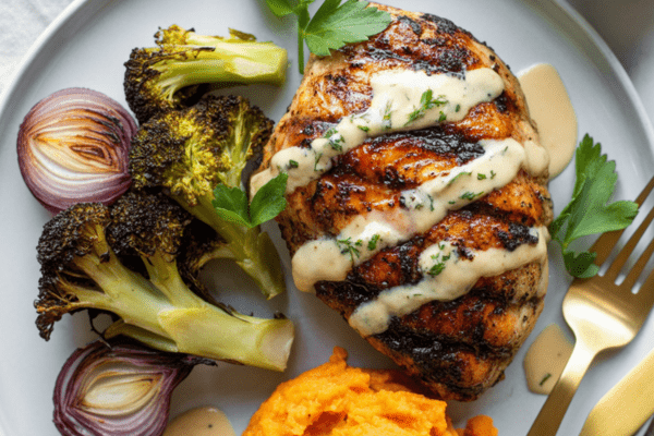 Sheet Pan Chicken Thighs with Broccoli