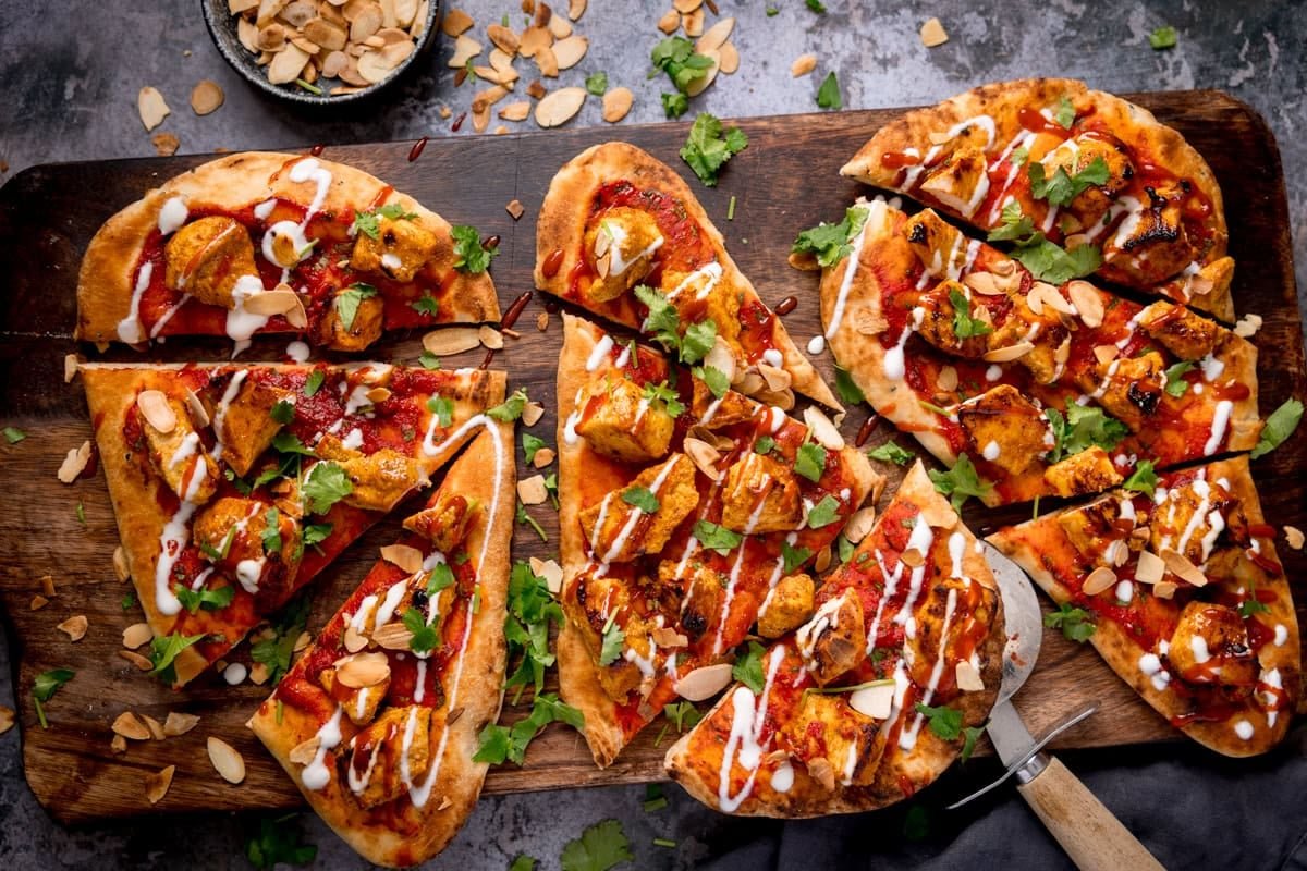 Chicken Tikka Pizza – Nicky’s Kitchen Sanctuary