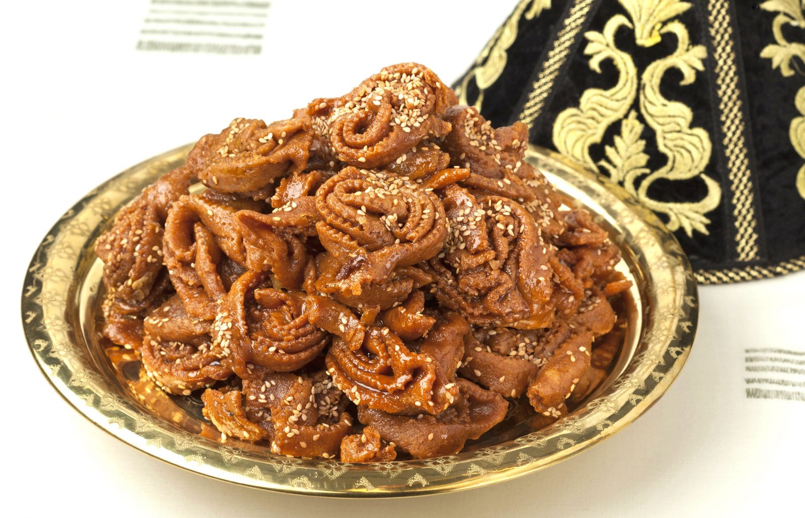 Chebakia: Moroccan Cookies with Sesame and Honey
