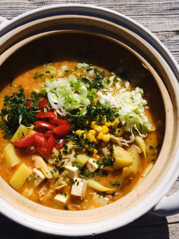 Spicy Miso Soup for Summer