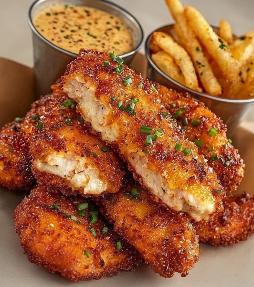 🍗 Crack Chicken Tenders – Crispy, Savory, Irresistible!