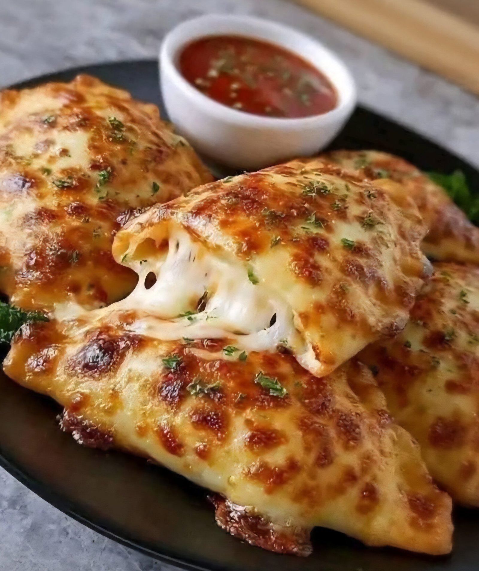 Homemade Easy Cheesy Pizza Pockets 🍕✨