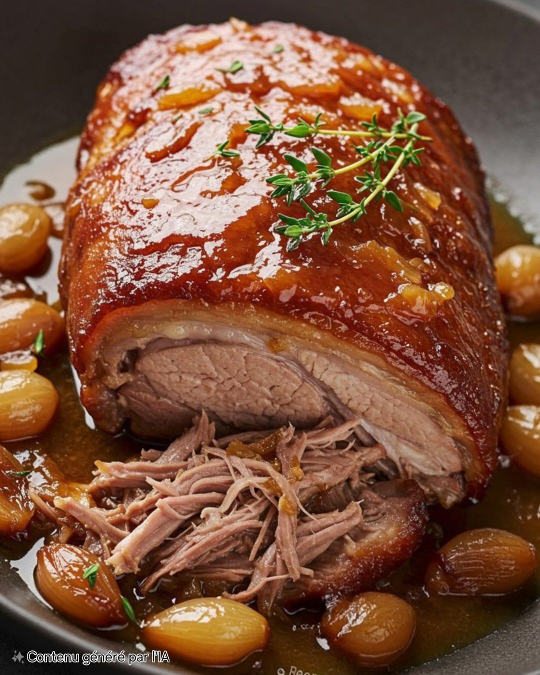 🍺🍯 Beer & Maple Confit Pork – Slow-Cooked to Perfection