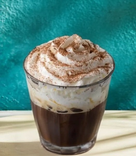 Authentic Viennese Coffee with Whipped Cream